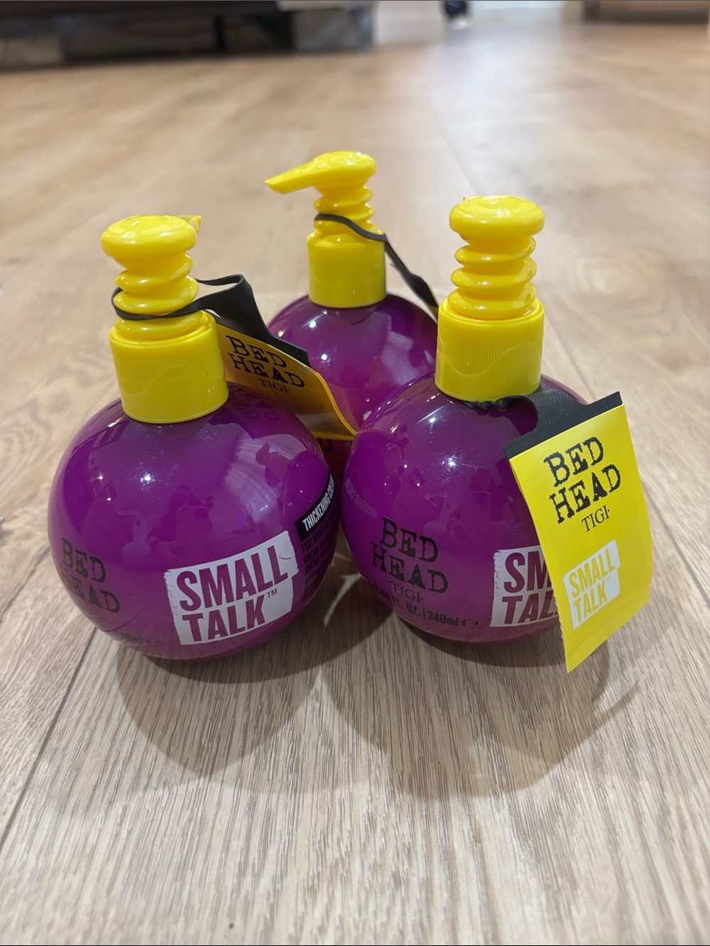 BedHead Small Talk Kids Shampoo & Conditioner – Purple and Yellow Pump